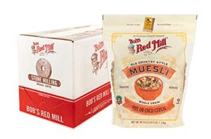 bob’s red mill old country style muesli cereal, 40-ounce (pack of 4)