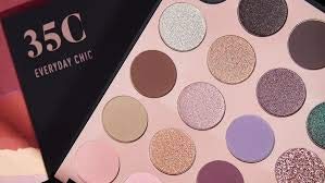 morphe 35c everyday chic artistry palette, powder