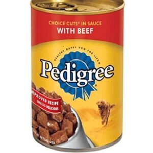 pedigree 01508 choice cuts canned dog food, country stew, 13.2-oz. can – quantity 12