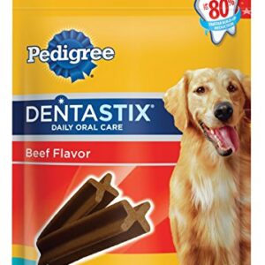 Pedigree Dentastix Beef Flavor Large Treats For Dogs - 15.6 Oz. 18 Count