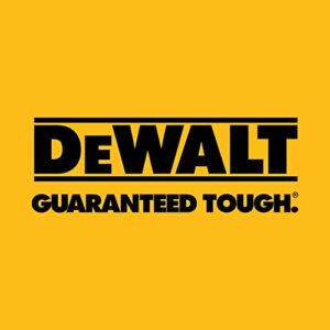 DEWALT 20V MAX Bluetooth Speaker, 100 ft Range, Durable for Jobsites, Phone Holder Included, Lasts 8-10 Hours with Single Charge (DCR010), Yellow/Black