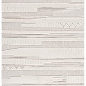 Safavieh Urban Collection 9' x 12' Ivory/Beige URB200A Moroccan Rustic Tassel Fringe Area Rug