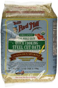 bob’s red mill quick cooking 100% whole grain oats, 112 ounce