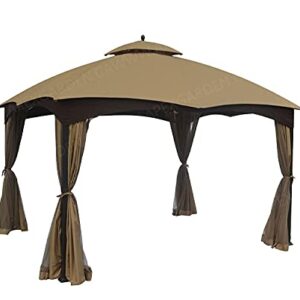 APEX GARDEN Replacement Canopy Top for Lowe's Allen Roth 10X12 Gazebo #GF-12S004B-1