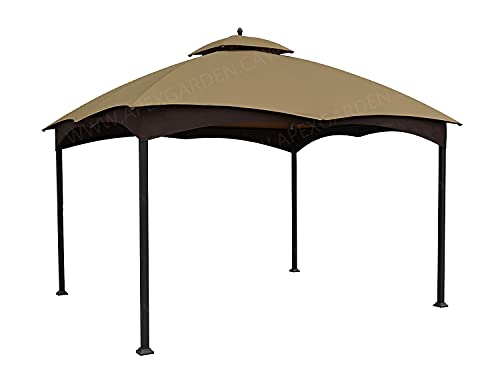 APEX GARDEN Replacement Canopy Top for Lowe's Allen Roth 10X12 Gazebo #GF-12S004B-1