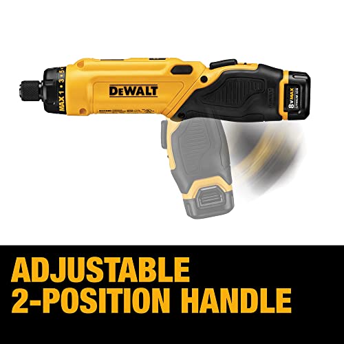 DEWALT 8V MAX Gyroscopic Cordless Screwdriver 1-Battery Kit, Electric (DCF680N1)