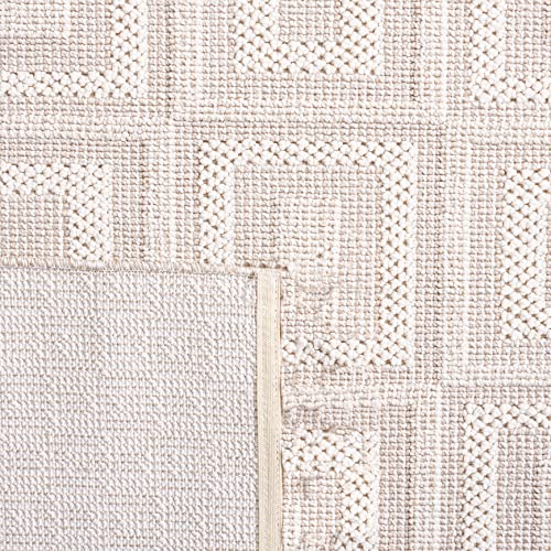 Safavieh Trends Collection 9' x 12' Beige/Ivory TRD106B Modern Contemporary Textured Area Rug