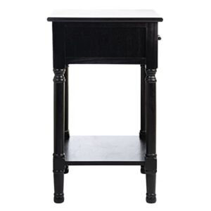 Safavieh Home Collection Peyton Black 1-Drawer Lower Shelf Accent Table ACC5704B, 0