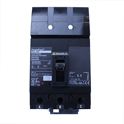 SCHNEIDER ELECTRIC 240-Volt 200-Amp QGA32200 Molded Case Circuit Breaker 600V 15A