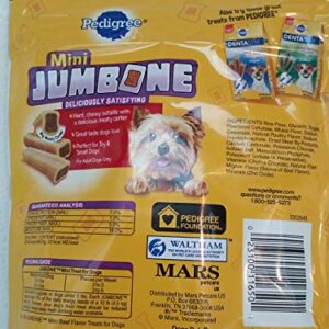 PEDIGREE® JUMBONE™ Real Beef Flavor Mini Dog Treats