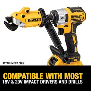 DEWALT Metal Shears Attachment, Impact Ready (DWASHRIR)