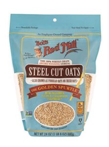 bob’s red mill steel cut oats, 24-ounce (pack of 4)