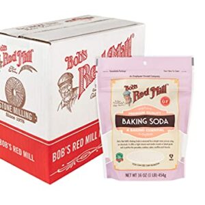 Bob's Red Mill Baking Soda, 16 Ounce (Pack of 4)