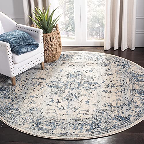 SAFAVIEH Charleston Collection 8' x 10' Grey / Dark Grey CHL411F Oriental Distressed Non-Shedding Living Room Bedroom Dining Home Office Area Rug