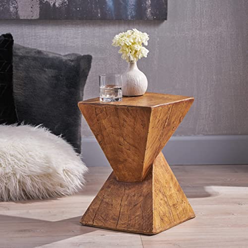 Christopher Knight Home Jerod Light-Weight Concrete Accent Table, Natural