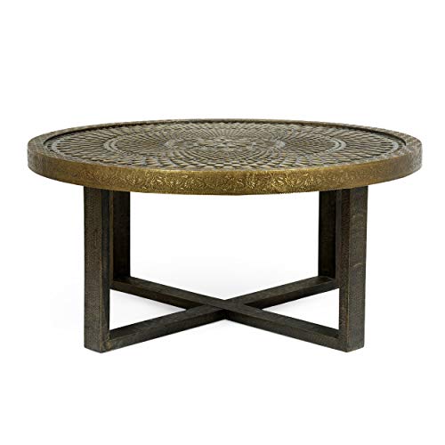 Christopher Knight Home Cohutta Coffee Table, Gold