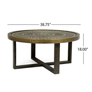 Christopher Knight Home Cohutta Coffee Table, Gold