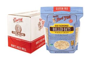 bob’s red mill gluten free old fashion rolled oats, 32-ounce (pack of 4)