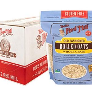 Bob's Red Mill Gluten Free Old Fashion Rolled Oats, 32-ounce (Pack of 4)