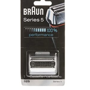 Braun Series 5 52S Electric Shaver Head Replacement Cassette – Silver