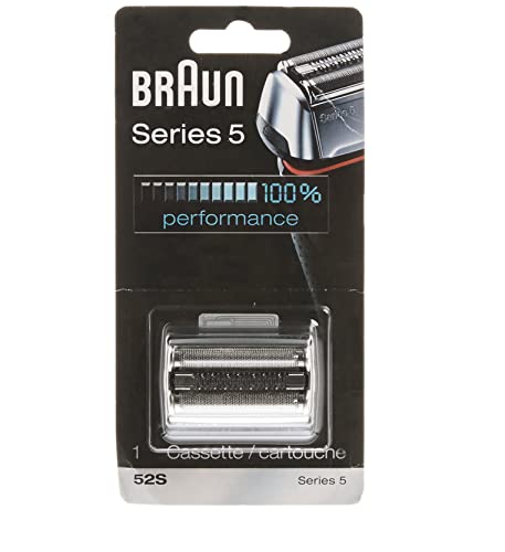 Braun Series 5 52S Electric Shaver Head Replacement Cassette – Silver