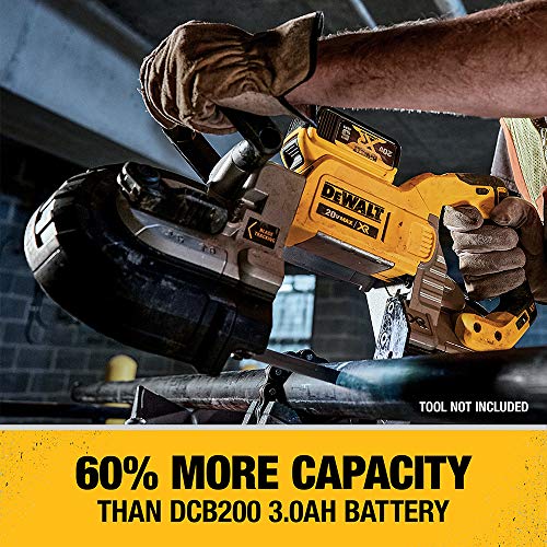 DEWALT 20V MAX XR Battery, Lithium Ion, 5.0Ah (DCB205)