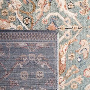 Safavieh Vivaldi Collection 4' x 6' Navy/Rust VIV596N Traditional Vintage Oriental Area Rug