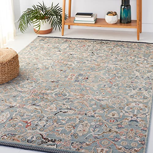 Safavieh Vivaldi Collection 4' x 6' Navy/Rust VIV596N Traditional Vintage Oriental Area Rug