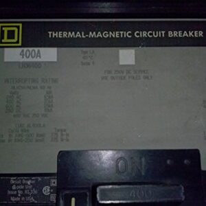 SCHNEIDER ELECTRIC 600-Volt 400-Amp LA36400 Molded Case Circuit Breaker 600V 400A