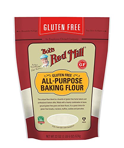 Bob's Red Mill Resealable Gluten Free All Purpose Baking Flour, 22 Ounce (Pack of 2)