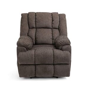 christopher knight home coosa massage recliner, brown + black