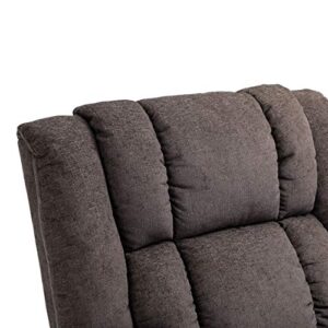 Christopher Knight Home Coosa Massage Recliner, Brown + Black