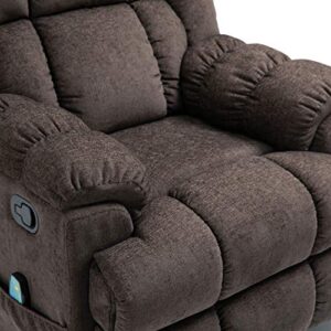 Christopher Knight Home Coosa Massage Recliner, Brown + Black