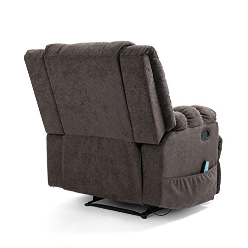 Christopher Knight Home Coosa Massage Recliner, Brown + Black