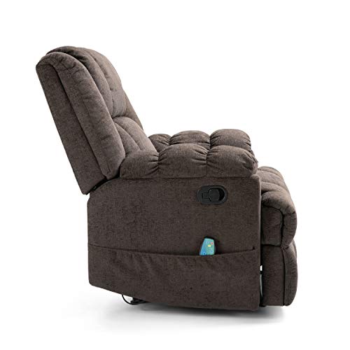 Christopher Knight Home Coosa Massage Recliner, Brown + Black