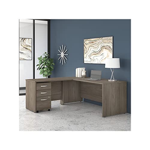 Bush Business Furniture Studio C Home Office Desk, 60W x 30D, Modern Hickory