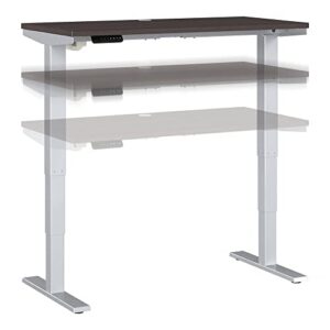 bush business furniture move 40 series height adjustable desk, 48w x 24d, storm gray