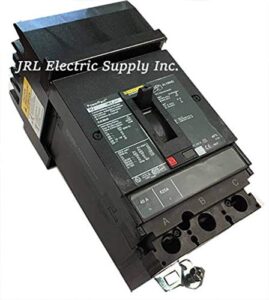 schneider electric hja36060 molded case circuit breaker 600-volt 60-amp electrical box