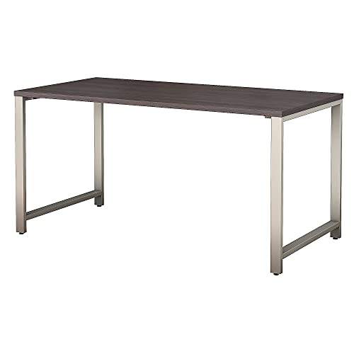 Bush Business Furniture 400 Series Table Desk with Metal Legs, 60W x 30D, Storm Gray