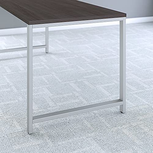 Bush Business Furniture 400 Series Table Desk with Metal Legs, 60W x 30D, Storm Gray