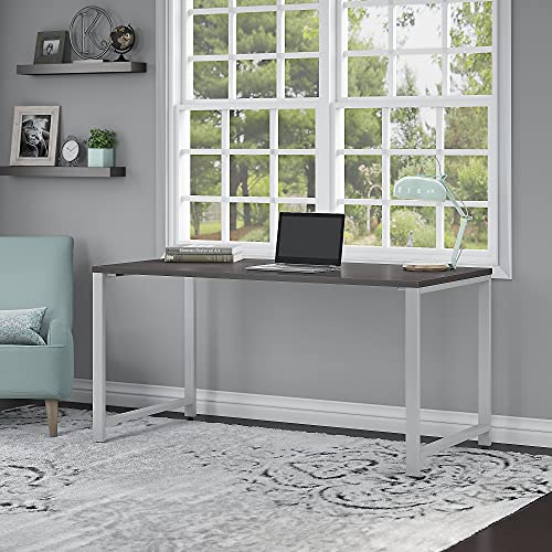 Bush Business Furniture 400 Series Table Desk with Metal Legs, 60W x 30D, Storm Gray