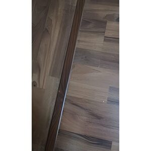 T Molding Floor Transition Strip Laminate, Flat Carpet Trim/Aluminum Threshold Strips Self Adhesive, Wide 33mm Door Ramp with Wood Effect (Color : D, Size : Length 125cm (49.2in))