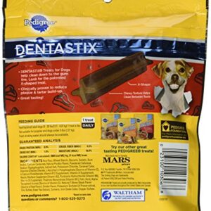 Pedigree Dentastix Beef Flavor Toy/Small Treats For Dogs - 6 Oz. 24 Treats