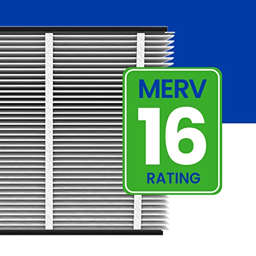 AprilAire 416 Replacement Filter for AprilAire Whole House Air Purifiers - MERV 16, Allergy, Asthma, & Virus, 16x25x4 Air Filter (Pack of 2)