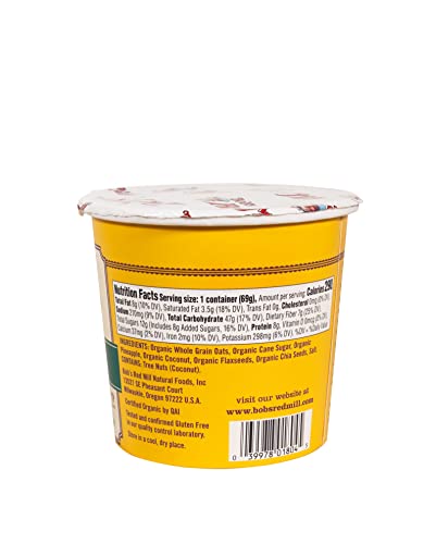 Bob's Red Mill Organic Gluten Free Oatmeal Cup, Pineapple Coconut (Pack of 12)