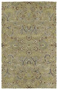 kaleen helena collection hand tufted area rug, 5′ x 7’9″, gold