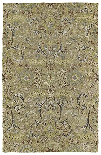 Kaleen Helena Collection Hand Tufted Area Rug, 5' x 7'9", Gold