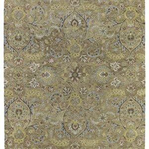 Kaleen Helena Collection Hand Tufted Area Rug, 5' x 7'9", Gold