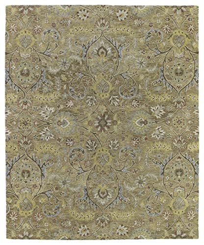 Kaleen Helena Collection Hand Tufted Area Rug, 5' x 7'9", Gold