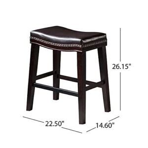 Christopher Knight Home Kainu Counter Stool, Dark Brown